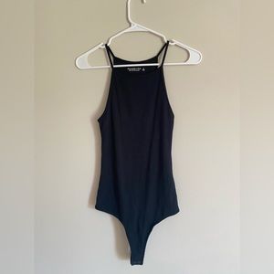 Abercrombie & Fitch Black Tank Body Suit